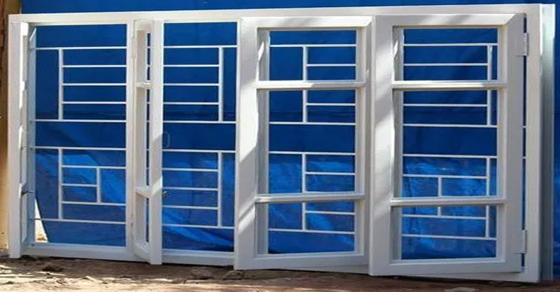 Galvanized Steel French Windows